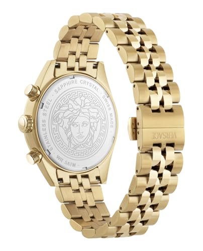 Versace Athletics Chrono Vekja 44 mm White Dial Men Chrono Watch- VEKJA0725