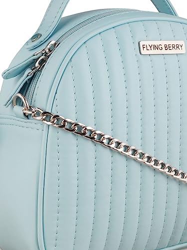 FLYING BERRY Women's Cross-body Sling Bag (Aqua)