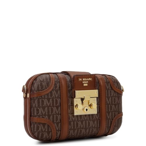 Da Milano Leather Sling Bag for Women - Walnut Brown