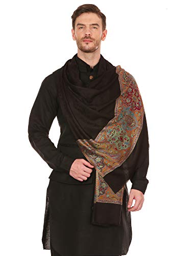 Pashtush Mens Bamboo Scarf Stole, Extra Soft