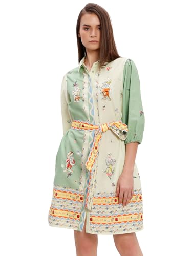 VERO MODA Women's A-Line Green Dress
