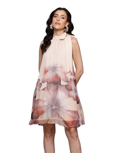 Label RITU KUMAR Peach Evie Short Dress