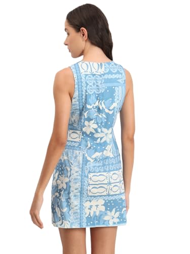 VERO MODA Womens Mini Dress Faded Denim