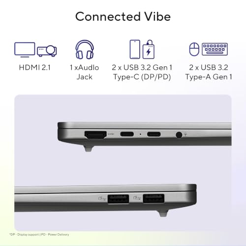 ASUS Vivobook S14 (2026),Intel Core 7 350,NPU up to 17TOPS, Intel iGPU, 16GB RAM, 512GB SSD, FHD+, 14"(35.5 cm),Windows 11, M365 Basic(1Y),Office 2024, Matte Gray, 1.2 Kg, S5452MA-TM197WS,AI Laptop