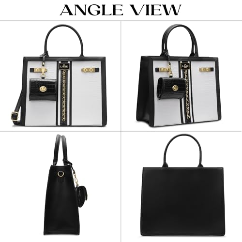 LAVIE PARIS Women's Louvre Chain Satchel Bag | Satchel Handbag for Work | Ladies Purse | Stylish Shoulder Bag | Gift for Women