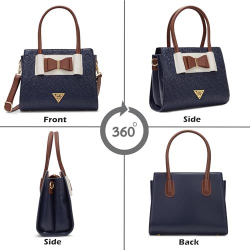 Lavie Signature Women's Geneva Colourblock Satchel Handbag for Women | Satchel Bag for Work | Ladies purse | Stylish Shoulder Bag | Gift For Women