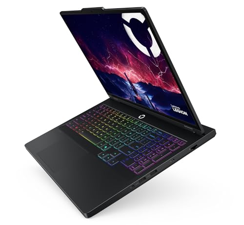 Lenovo Legion Pro 5 2025, Intel Core Ultra 7 255HX, RTX 5060-8GB, 32GB RAM, 1TB SSD, WQXGA OLED, 16"/40.6cm, 165Hz, Windows 11, Office 2024+AI Now, Black, 2.4Kg, 83F3007CIN, AI Powered Gaming Laptop