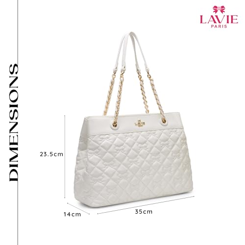 LAVIE PARIS Women's Quincy Satchel Bag | Satchel Handbag for Work | Ladies Purse | Stylish Shoulder Bag | Gift for Women