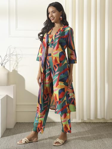 STORIES OF BANNO'S SWAGGER | Woman Polyester Printed Coord Set | Pajama Set | Coord Set for Women Blue