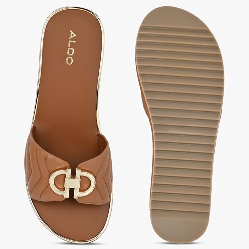 Aldo ONERYAN-220-COGNAC Synthetic EVA Beach Sandals (8)