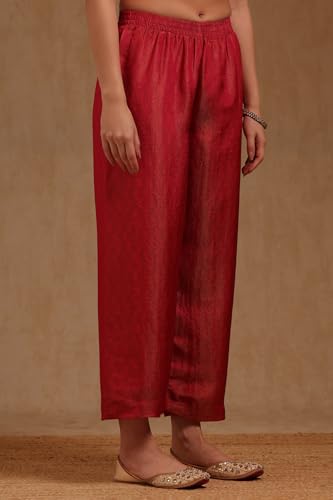 Soch Women's Shimmer Salwar Suit Set (RSD-EWA5CD22465_Fuchsia