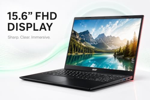 Acer TravelLite TL05-41M Smart Laptop | 15.6" FHD Display | AMD Ryzen 7 7730U | 32GB RAM | 1TB NVMe SSD | AMD Radeon Graphics | Windows 11 + MS Office 2024 | Wi-Fi 6 | 3-Year Warranty | Black