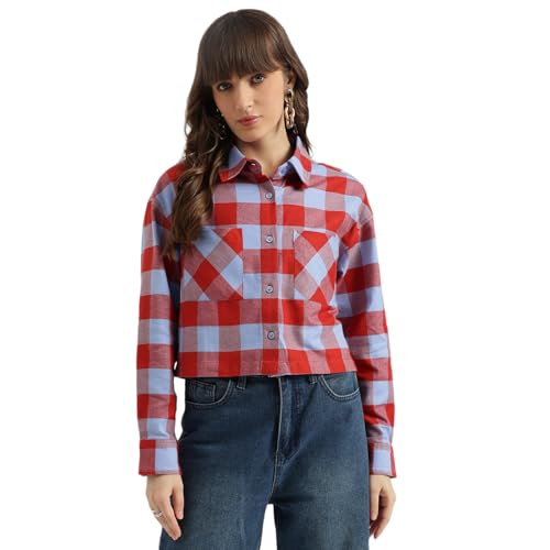 United Colors of Benetton Women's Regular Shirts (25A5WVNTP219I901_Multicolour