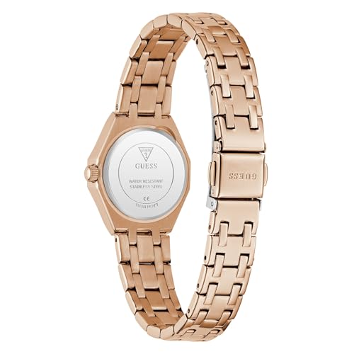 GUESS Rose Gold Round Dial Analog Women's Watch - GW0931L4