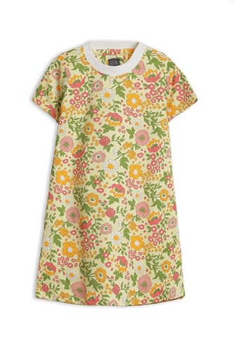 Allen Solly Girls Yellow Print Casual Dress