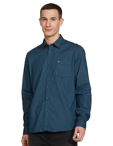 Arrow Sport Navy Casual Shirt (ASAEOSH1485_39)