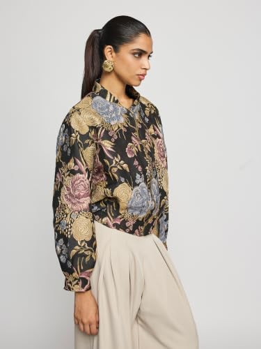 Label RITU KUMAR Black Neoni Jacket