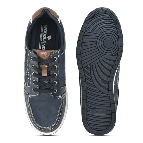 Woodland Men's Navy Softy Milled Casual Shoes-9 UK (43 EU) (OSNK 6215024)