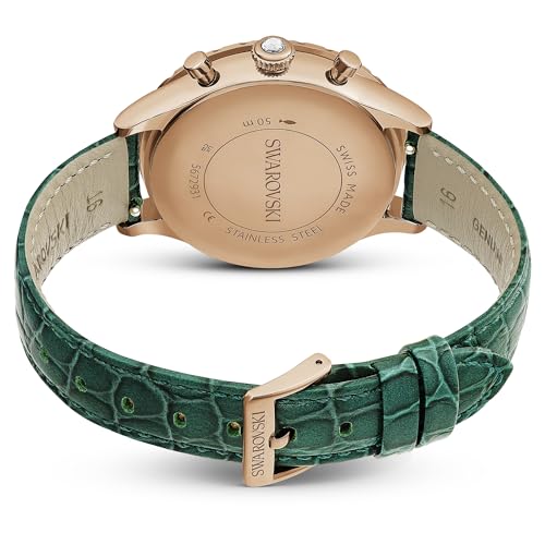 Swarovski Octea Chrono Watch, Green, Modern