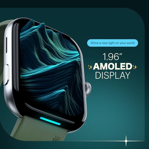 Noise Ultra 3 Luminary with India's 1st Ever Personalised Notification Alerts (Lumilert), 1.96" AMOLED Display, Premium Metallic Dial, Send Upto 5 Emojis (Lumiping), Health Suite (Silver Grey)