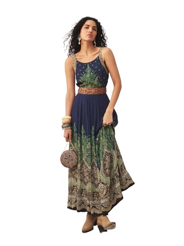 Ritu Kumar Blue Palak Long Dress