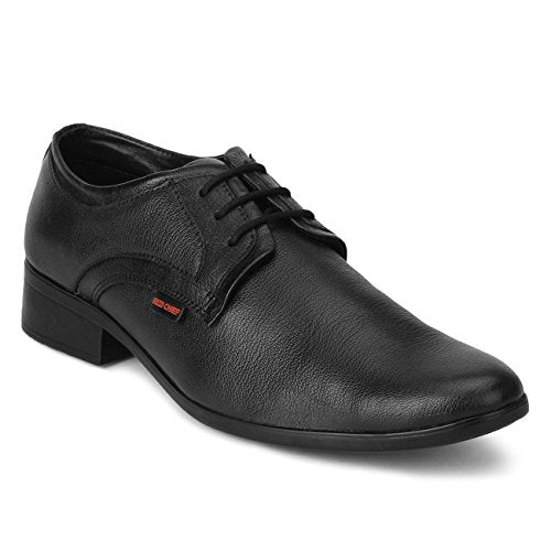 Red Chief Derby Lace Up | Men's Formal Shoes for Office | Black | PU Sole