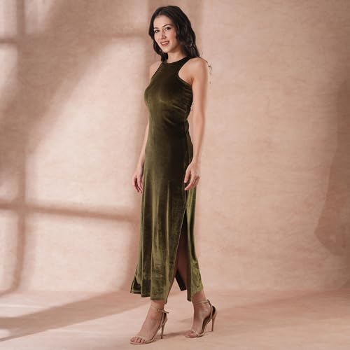 Globus Women Dress (GS571571_Green_L)