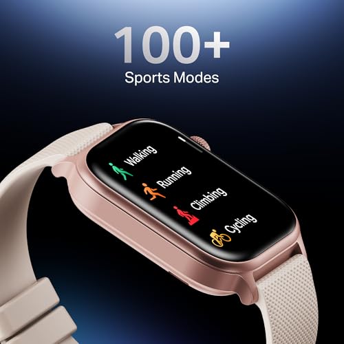 boAt Storm Infinity Plus w/20 Days Extensive Battery Life, Huge 680 mAh, Only Charge Once a Month, 1.96" Display, Functional Crown, Multiple Sports Modes, smart Watch for man & Woman (Cherry Blossom)