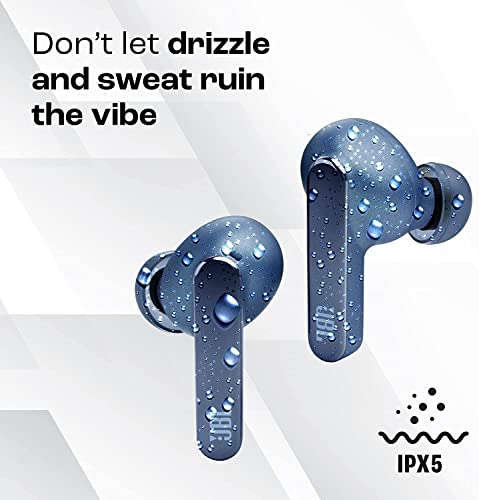 JBL Live Pro 2 Premium in Ear Wireless TWS Earbuds, ANC Earbuds, 40Hr Playtime, Dual Connect, Customized Bass with Headphones App, 6 Mics for Clear Calls, Wireless Charging, Alexa Built-in (Blue)