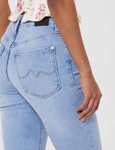 Pepe Jeans Light Blue Solid Women Straight Fit Jeans