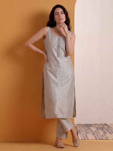 Varanga women s woven design kurta set with bhagalpuri dupatta.