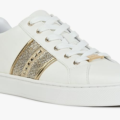 Aldo PALAZZI-711-GOLD Synthetic Low top Fashion Sneakers (5) White