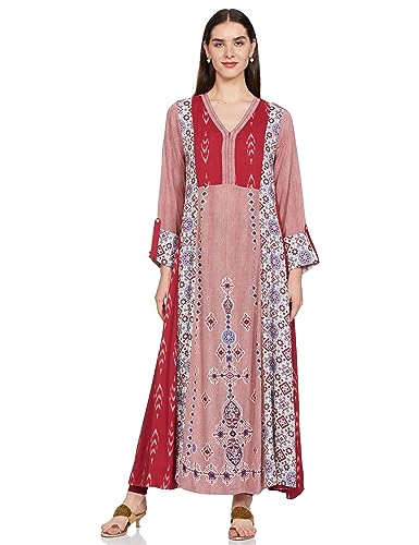 BIBA Sea Green Art Silk A Line Gown