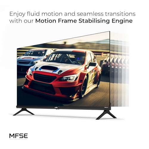 Wobble 109 cm (43 inches) UD Series 4K Ultra HD Smart LED Google TV WB43GTAW9602UDFL (Black)