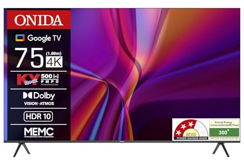 Onida 189 cm (75 inch) Nexg Series 4K Ultra HD Smart LED Google TV 75UIG-R