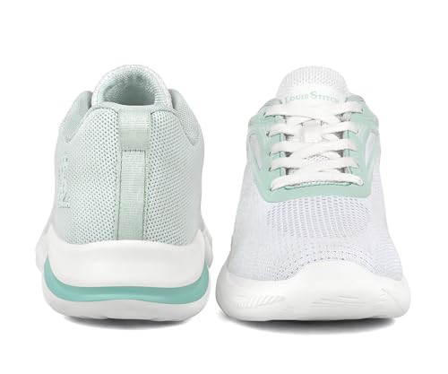 LOUIS STITCH Women’s Aqua Sage Lightweight Athleisure Sport Shoes | Lightweight Casual Sneakers | Lace-Up Sneaker and Athleisure Wear| Perfect for Casual, Gym & Travel Wear | LSLD-ATH | UK-5