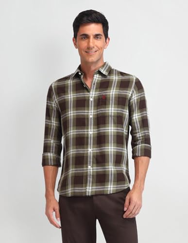 U.S. POLO ASSN. Men's Regular Fit Shirt (UDSHTO1303_Green