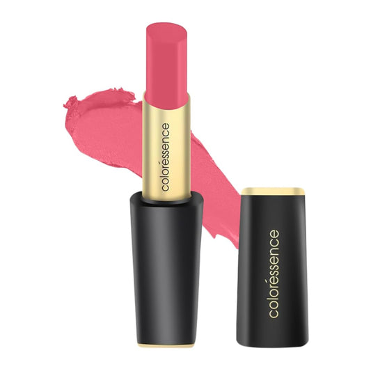 Coloressence Intense Long Wear Lip Color Non Sticky Long Lasting Moisturising Glossy Lipstick - Vibrant Coral, 3.3G