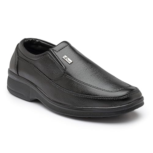 Action-DC-14643 Lightweight Comfortable Cushioned Formal Shoes for Men Black