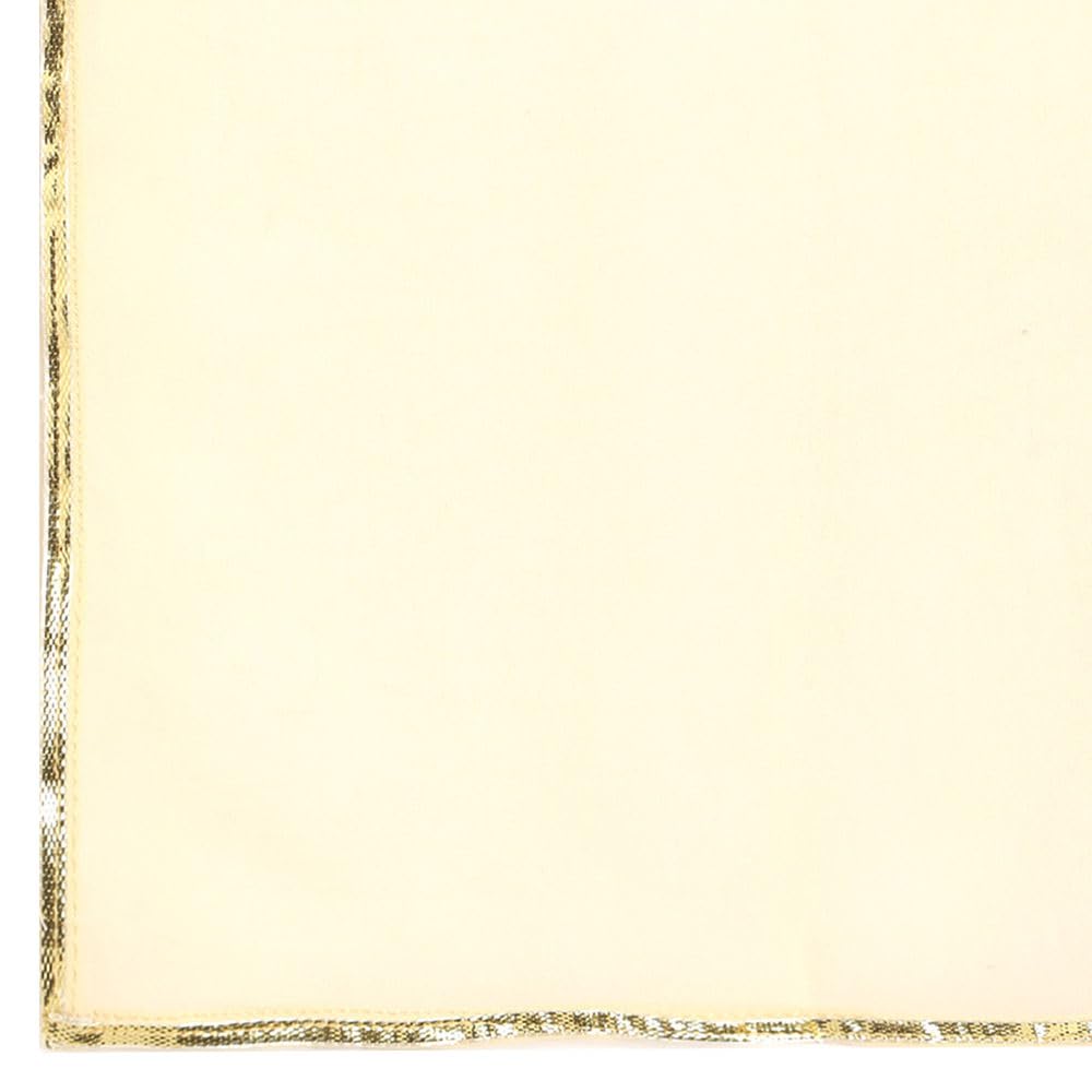 Hopscotch Girls Cotton Blend Lehenga Choli Set Readymade In Yellow Color For Ages (12-24 Months)