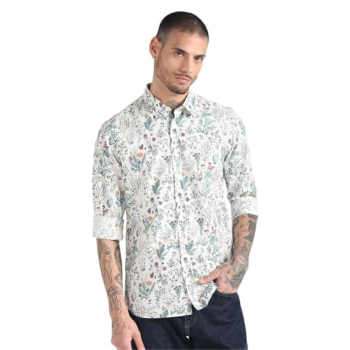 Cotton Modal Floral Shirt