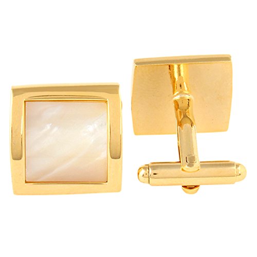 Peluche All Time Sexy: Studded with Natural Mother of Pearl (Semi Precious) Cufflinks for Men