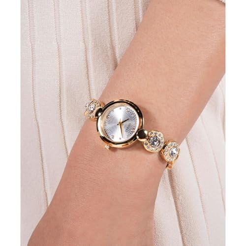 Guess Stardom Round 26mm Silver Dial Analog Women Watch - GW0757L2