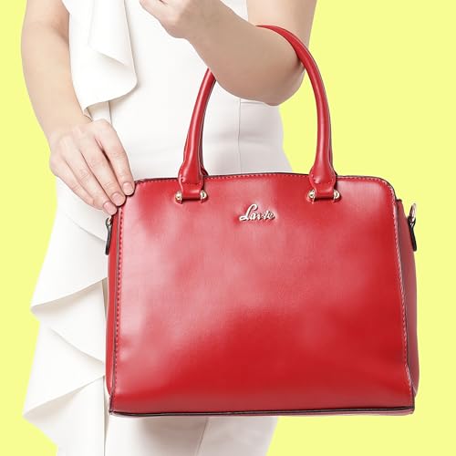 Lavie Women's Ushawu Medium Satchel Bag for Women | Satchel Handbag for Work | Ladies purse | Stylish Shoulder Bag | Gift for Women