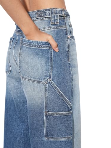 ONLY Women Straight Fit High-Rise Blue Jeans