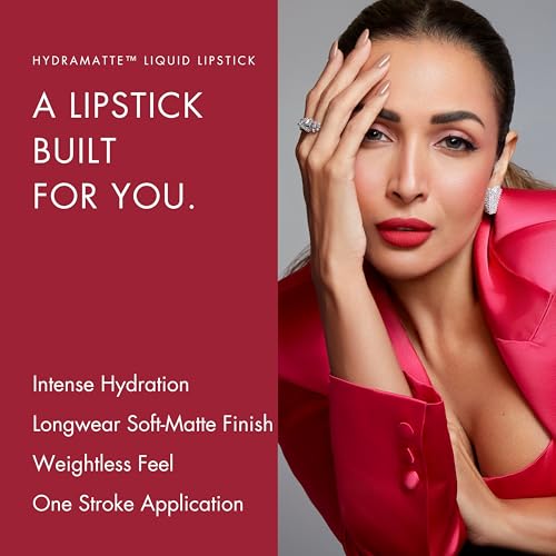 HYUE HydraMatte™ Liquid Lipstick | The Signature Set: Corallina, Biscotti Hottie, Terracotta Tease, Mauve-licious, Fine Wine | 11ml | Soft-Matte Long-Wear | with Jojoba, Almond & Gooseberry Extracts