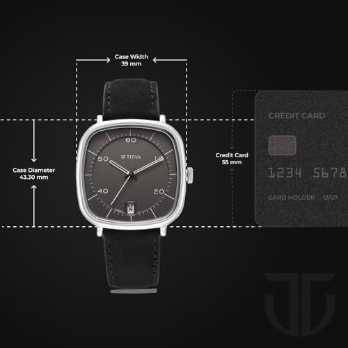 Titan Anthracite Dial Analog Watch for Men-1885SL02
