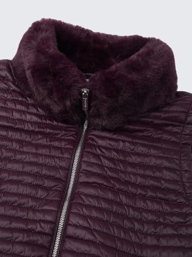 Calvin Klein Jeans Women's A-Line Coat (M4XTS419AUB_Aubergine