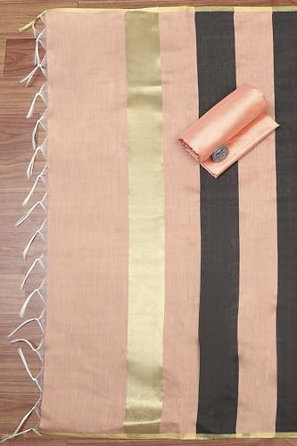 BIBA Women Pink Cotton Unstitched Suit Set_FREE SIZE
