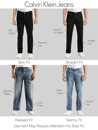 Calvin Klein Jeans Men's Slim Jeans (A4-J3258591A4_Bright Blue